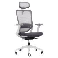 MERCURY Kancelářská židle SWIFT černý plast, černá látka