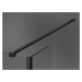 MEXEN/S Kioto Sprchová zástěna WALK-IN volněstojící 140 x 30 x 30 cm, černý vzor, černá 800-140-