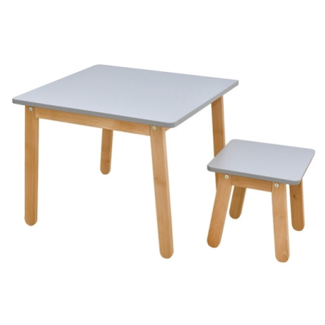 ArtBel Dětský set stůl & židle WOODY Barva: Šedá ArtBell