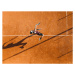 Fotografie Aerial view of a tennis player during a match, FilippoBacci, 40 × 30 cm