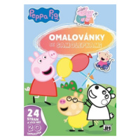 Prasátko Peppa - Omalovánky A4 se samolepkami