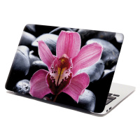 Sablio Samolepka na notebook Růžová orchidea - 38x26 cm