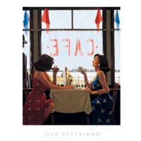 Umělecký tisk Jack Vettriano - Cafe Days, 40x50 cm