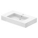 Duravit Umyvadlo 850x490 mm, s přepadem, bez otvoru pro baterii, bílá 0329850060