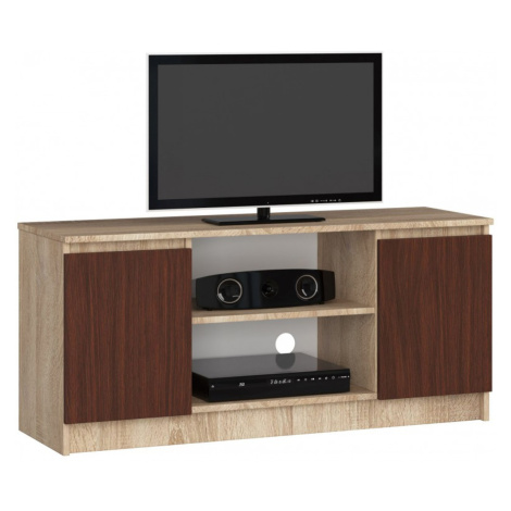 TV stolek RTV K120 dub sonoma/wenge Akord