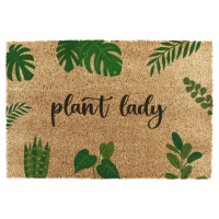 Rohožka z kokosového vlákna 60x90 cm Plant Lady – Artsy Doormats