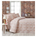 L'essentiel Přehoz přes postel na dvoulůžko s povlaky na polštáře Alanur 200x220 cm růžový