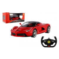 Auto RC Ferrari červené plast 32cm 2,4GHz na dálk. ovládání na baterie v krabici 43x19x23cm