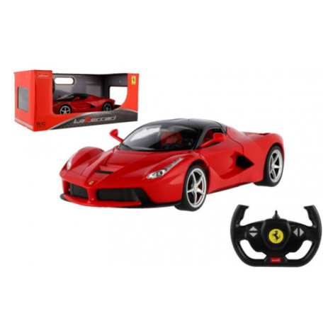 Auto RC Ferrari červené plast 32cm 2,4GHz na dálk. ovládání na baterie v krabici 43x19x23cm