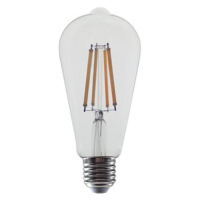 LED Filament žárovka čirá ST64 10W/230V/E27/2700K/1220Lm/360°