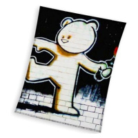 CARBOTEX dětská deka Banksy Medvídek Mild Mild West 150×200 cm