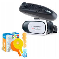 Brýle Vr 3D 360 Stupňů+gamepad+sada Pro Hraní Stolního Ping Pongu