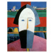 Obrazová reprodukce The Head of a Peasant, Malevich, Kazimir Severinovich, 30 × 40 cm