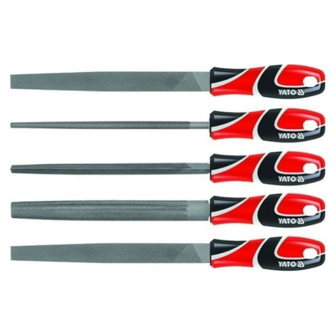 Sada pilníků zámečnických 250 mm 5 ks - YT-6239 Yato