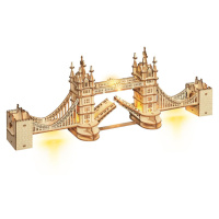 Stavebnice RoboTime - Tower Bridge, svítící, dřevěná - TG412