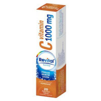 Revital C vitamin 1000 mg pomeranč 20 šumivých tablet