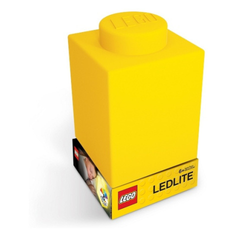 LEGO LED LITE - Classic Silikonová kostka noční světlo - žlutá