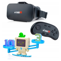 Brýle Vr 3D 360 Stupňů+gamepad+šálková Váha Robot Matematik