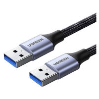 Kabel USB3.0, USB-A samec na USB-A samec, UGREEN 2A, 1m (černý)