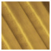 Dekorační jednobarevný velvet závěs s řasící páskou MY BEST 140x270 cm, hořčicová/mustard (cena 