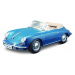 Bburago porsche 356b cabriolet 1961 blue 1:18
