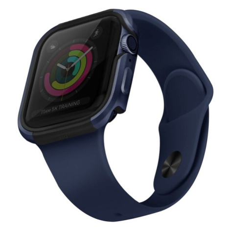 UNIQ Valencia kovové pouzdro Apple Watch (44mm) modré