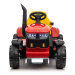 Mamido Dětský elektrický traktor s vlečkou 12V 7Ah červený