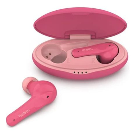 Belkin SOUNDFORM Nano dětská bezdrátová sluchátka růžová
