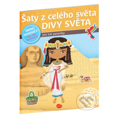 Šaty z celého světa Divy světa - Kniha samolepek Ella & Max