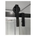 GELCO VOLCANO BLACK Sprchové dveře do niky 1800, čiré sklo, GV1418 GV1418