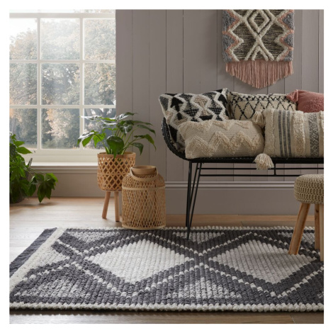 Kusový koberec Domino Zaid Berber Rug Monochrome 120x170 cm Flair Rugs