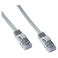 DATACOM Patch cord UTP CAT6 1m šedý FLAT plochý