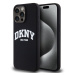 Pouzdro DKNY Liquid Silicone Arch Logo MagSafe zadní kryt Apple iPhone 13 Black