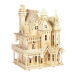 Woodcraft Dřevěné 3D puzzle vila