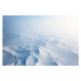 Fotografie Aerial view of Snow covered desert sand dunes, Xuanyu Han, 40 × 26.7 cm