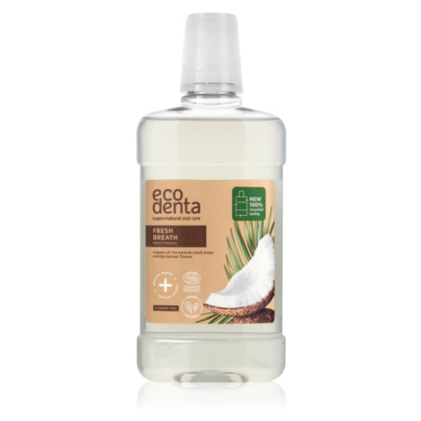 Ecodenta Cosmos Organic Minty Coconut ústní voda příchuť Coconut, Aloe Vera, Pepermint 500 ml