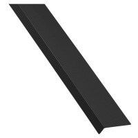 Rohový Profil Samolepící PVC Černý Mat 19,5x11,5x1000