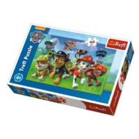 Puzzle Paw Patrol/Tlapková patrola Připraveni do akce 33x22cm 60 dílků