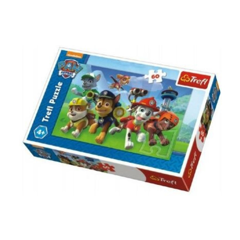 Puzzle Paw Patrol/Tlapková patrola Připraveni do akce 33x22cm 60 dílků