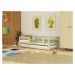 Benlemi Jednolůžková postel ze dřeva SAFE 5v1 se zábranou a přistýlkou Zvolte barvu: Transparent