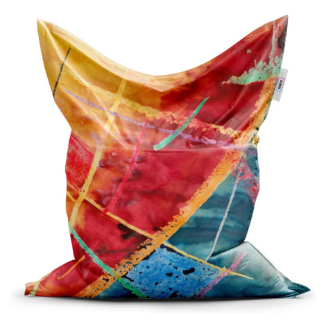 Sedací vak Classic Barevné čáry - 200x140 cm