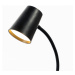 Lindby Stolní lampa LED Lindby Ailina, objímková základna, černá