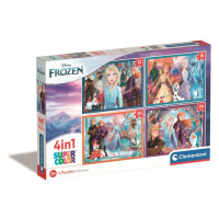Puzzle Disney - Ledové Králoství, 12 + 16 + 20 + 24 ks