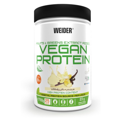 WEIDER Vegan protein příchuť vanilka 750 g