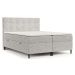 Světle šedá boxspring postel s úložným prostorem 140x200 cm Urbaneo – Maison de Rêve