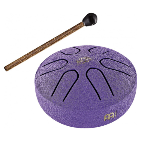 Meinl Sonic Energy PSTD1PLF Pocket Steel Tongue Drum A Major - Purple/Lotus Flower