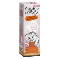 Catessy Mousse v mističkách 4 x 14 ks (56 x 90 g) - výhodné balení - s kuřecími játry