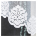Dekorační oblouková krátká záclona na žabky ŽAKLINA 130 bílá 250x130 cm MyBestHome