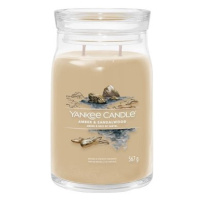 YANKEE CANDLE Signature sklo 2 knoty Amber & Sandalwood 567 g