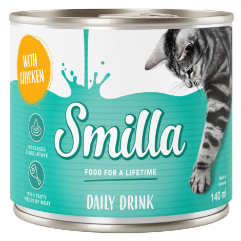 Smilla Drink pro kočky s kuřecím - 6 x 140 ml